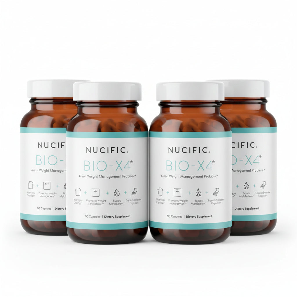 Nucific Bio-X4 4-in-1 Weight Management Probiotic, 90 Capsules
