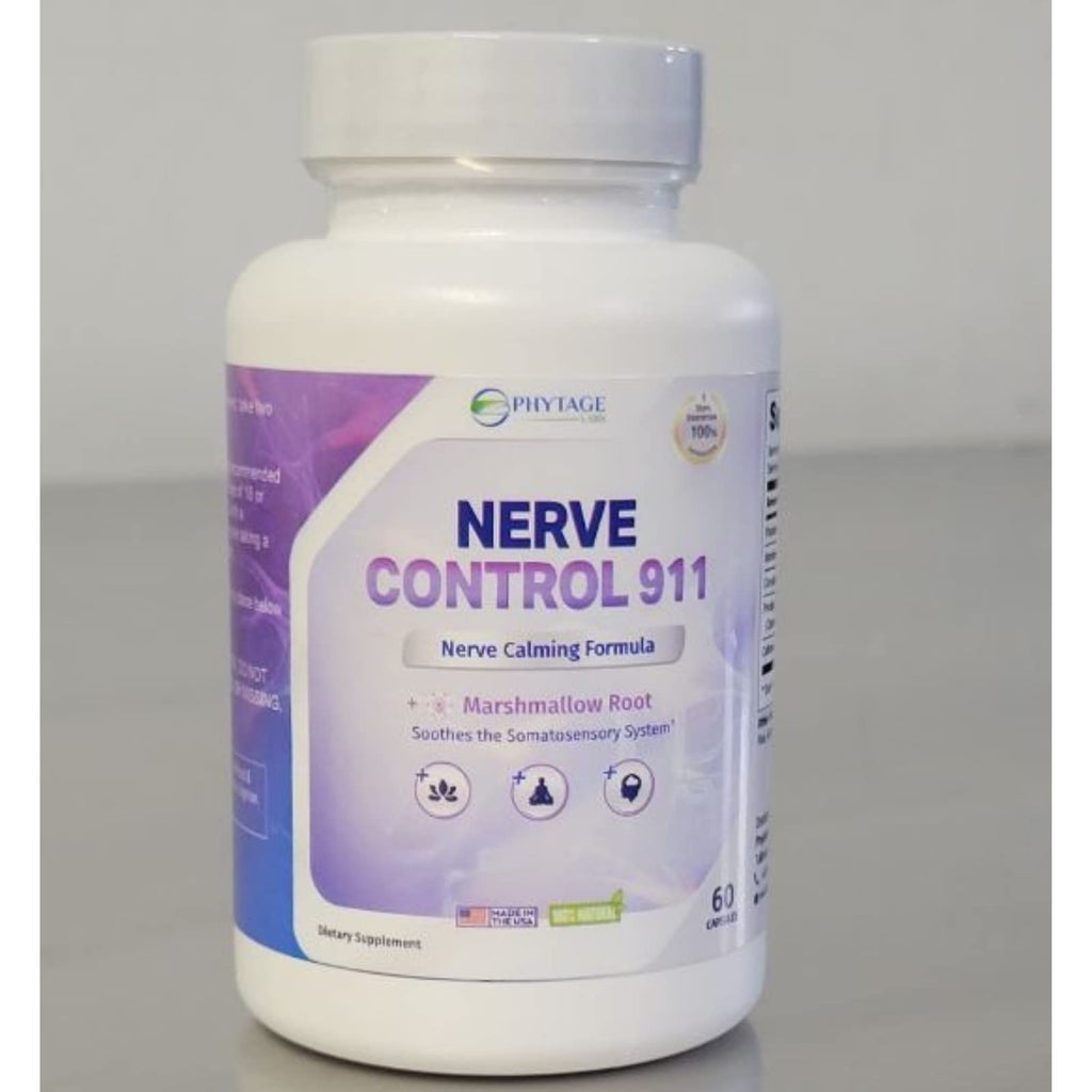 Nerve Control 911 – Natural Plant-Based Nerve Health Supplement 60 Capsules