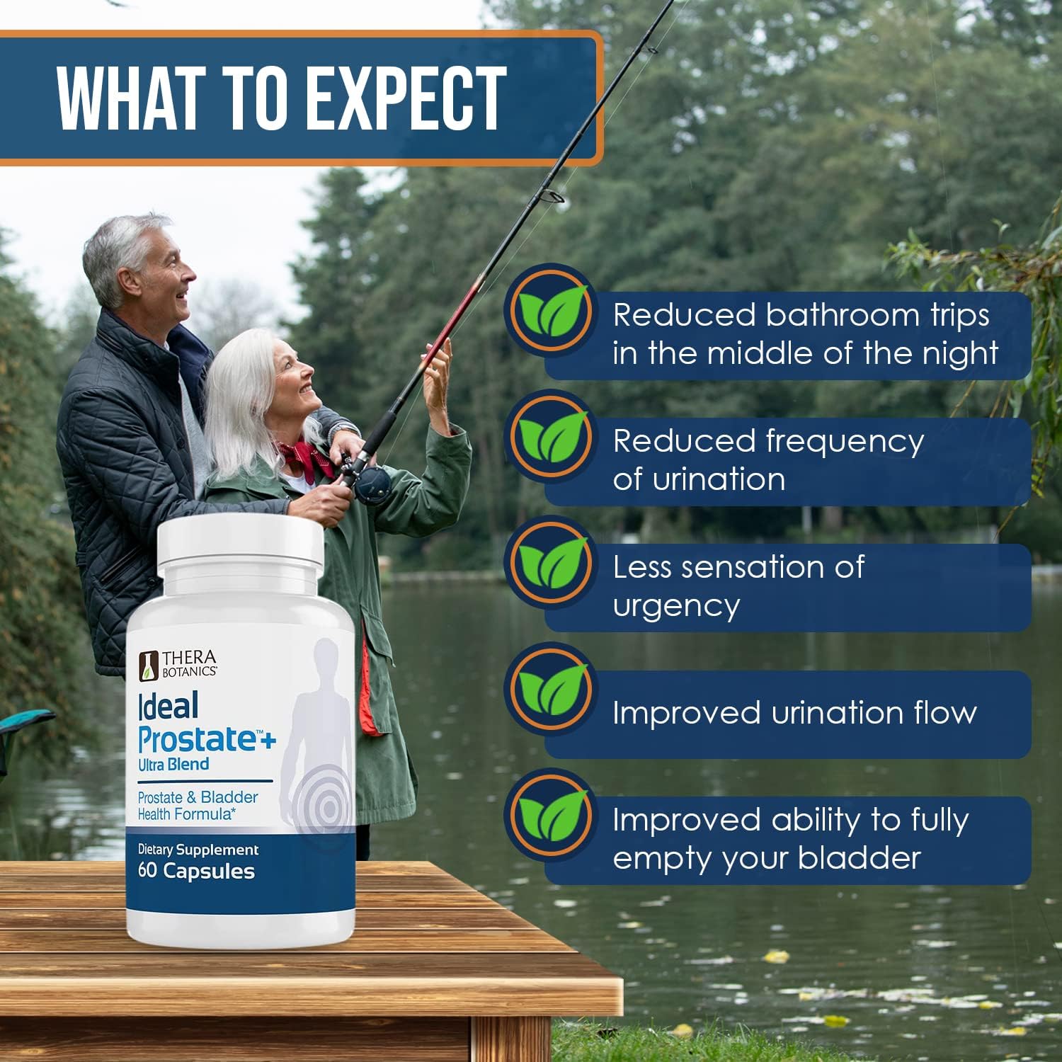 Men’s Prostate Support Supplement with Saw Palmetto for Urinary Health, Flow & Daily Wellness | Herbal Formula Capsules (60 Count)