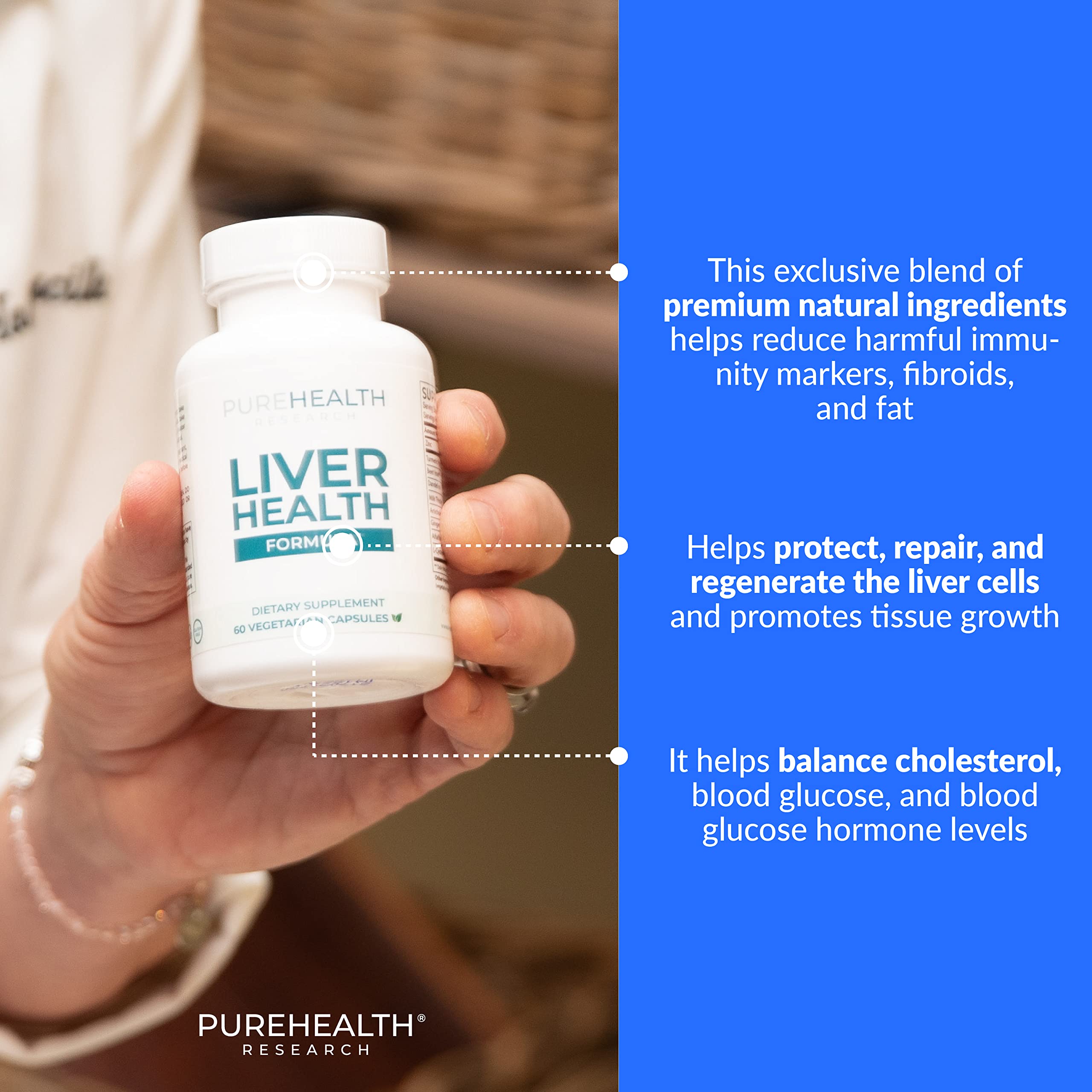 Liver Health – Liver Cleanse Detox & Repair with Artichoke Extract, Milk Thistle, Dandelion Root, Turmeric, Berberine to Healthy Liver Renew with 11 Natural Nutrients, 30 Days Supply
