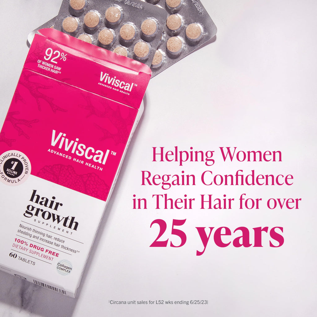 Viviscal Women's Hair Growth Supplement with Collagen | 180 Tablets – Supplementhub