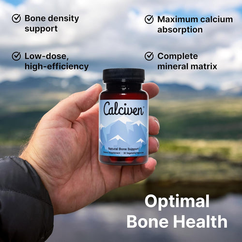 Calciven Natural Bone Support Supplement, Vegetarian, Gluten-Free