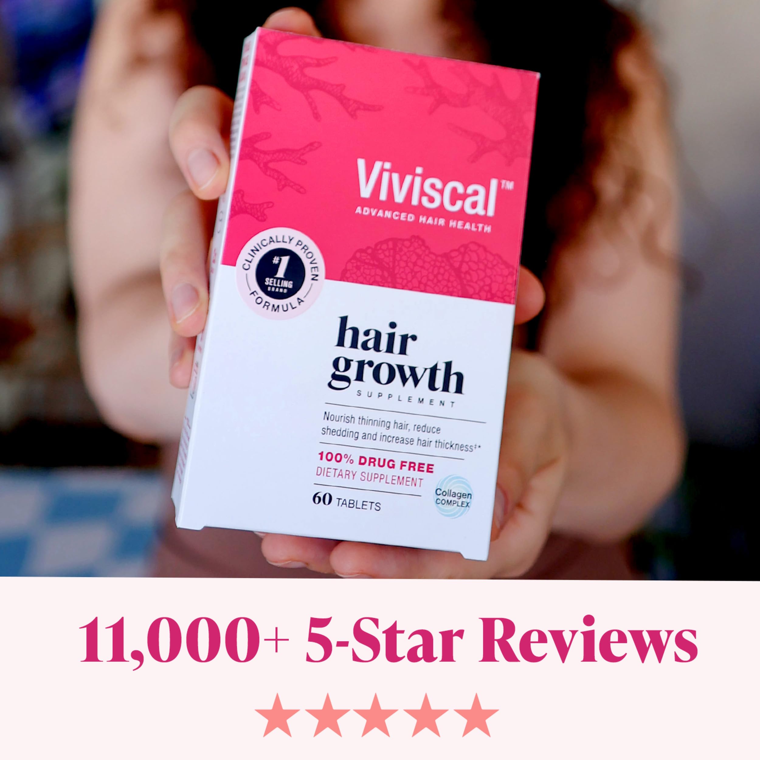 Viviscal Women's Hair Growth Supplement with Collagen | 180 Tablets – Supplementhub