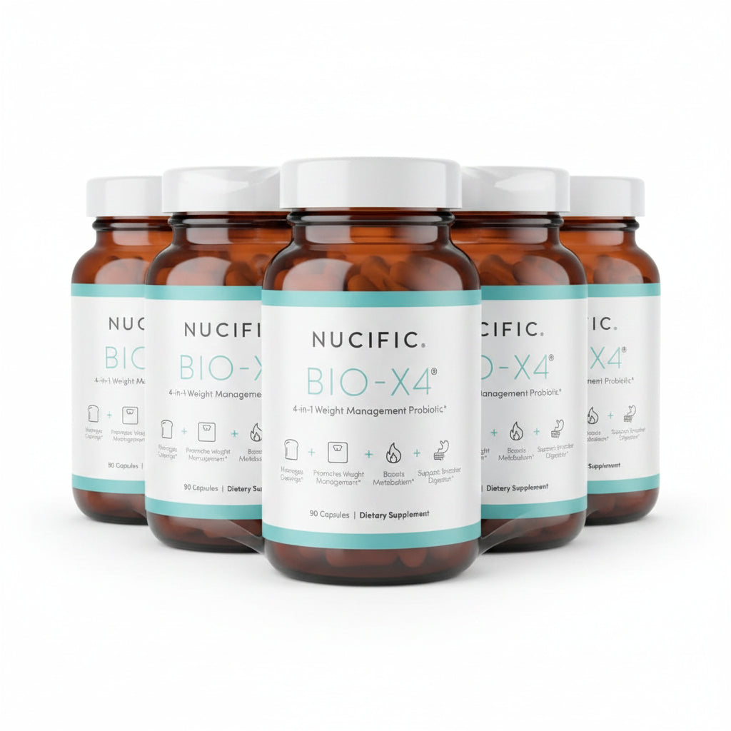 Nucific Bio-X4 4-in-1 Weight Management Probiotic, 90 Capsules