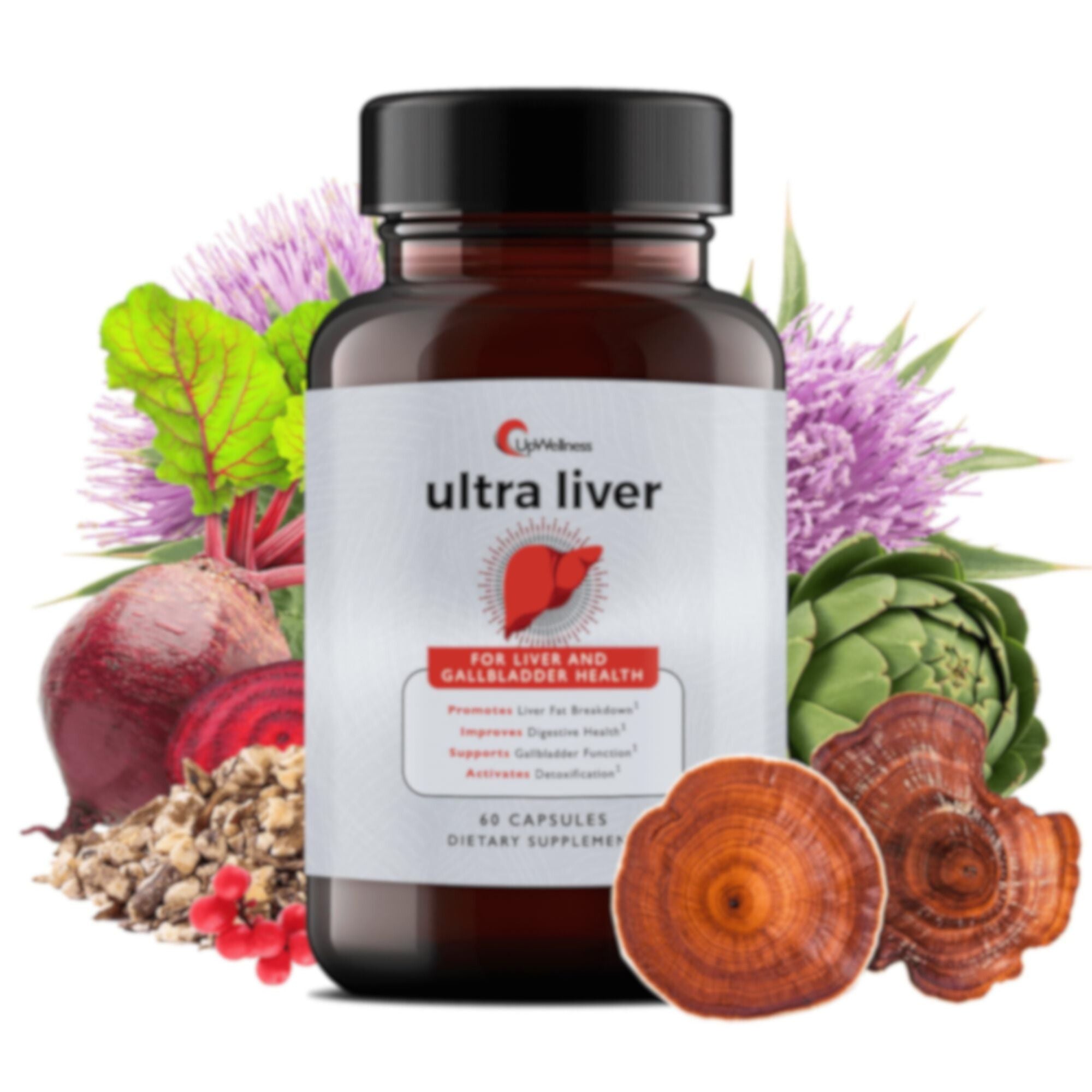 UpWellness Ultra Liver Supplement for Liver Health and Gallbladder Support